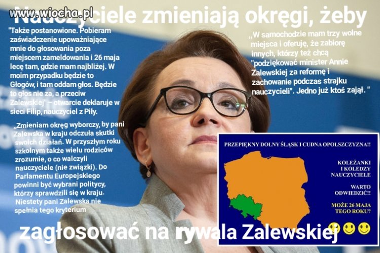 Nauczyciele planują polityczną zemstę
