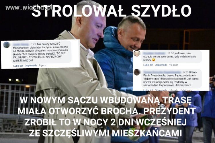 O północy otworzył most