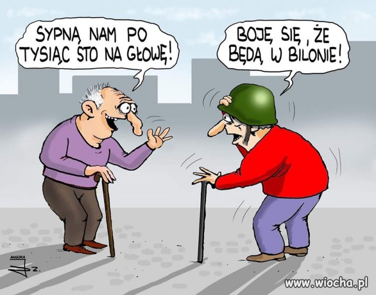 Uważaj emerycie, bo jak Ci PiS da to się ...
