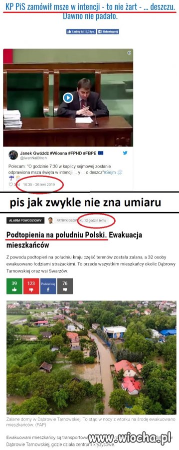Pis jak zwykle nie zna umiaru