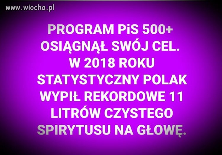 No i wreszcie jest sukces PiS