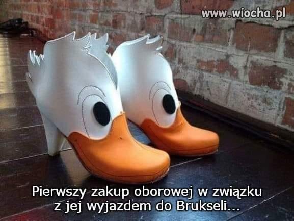 Becia już kompletuje garderobę do Brukseli ...
