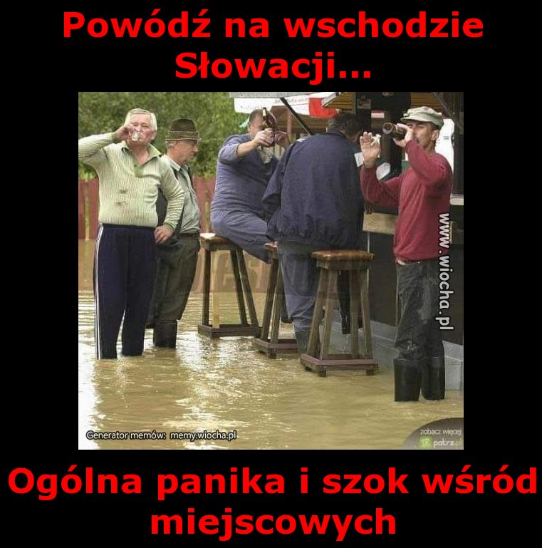 Powódź na wschodzie Słowacji...