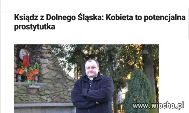 Ksiądz Sławomir Marek ze Stanowic koło Strzegomia