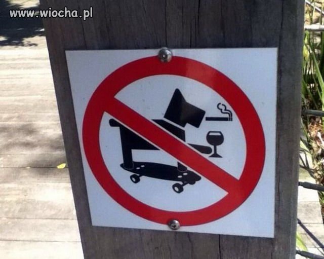 Zakazy muszą być przestrzegane.