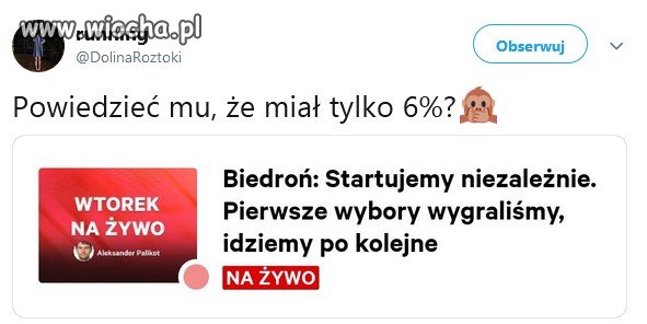 Koniecznie, bo dalej nic nie rozumie
