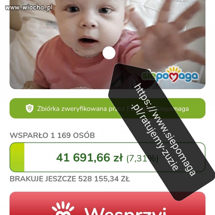 Twoje wsparcie może uratować jej życie 