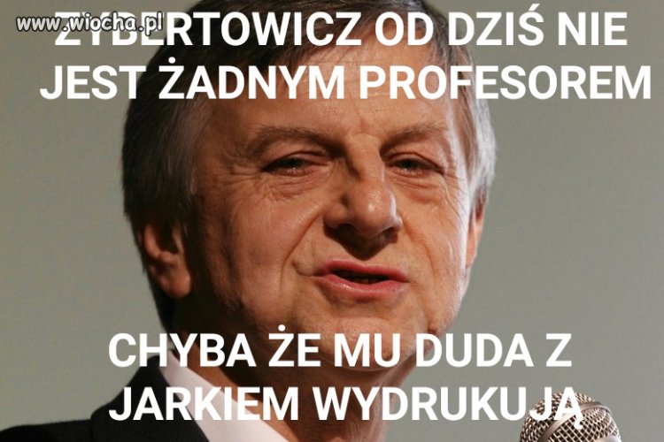 Jak na razie to pan ,, profesor'' chyba ,że...