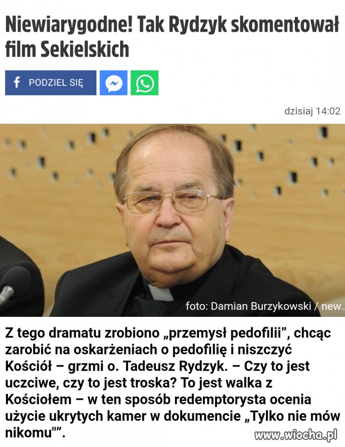 Pewnie sam w tym maczał palce