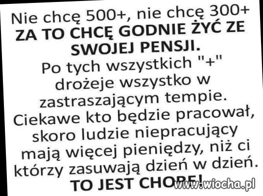 To jest chore!