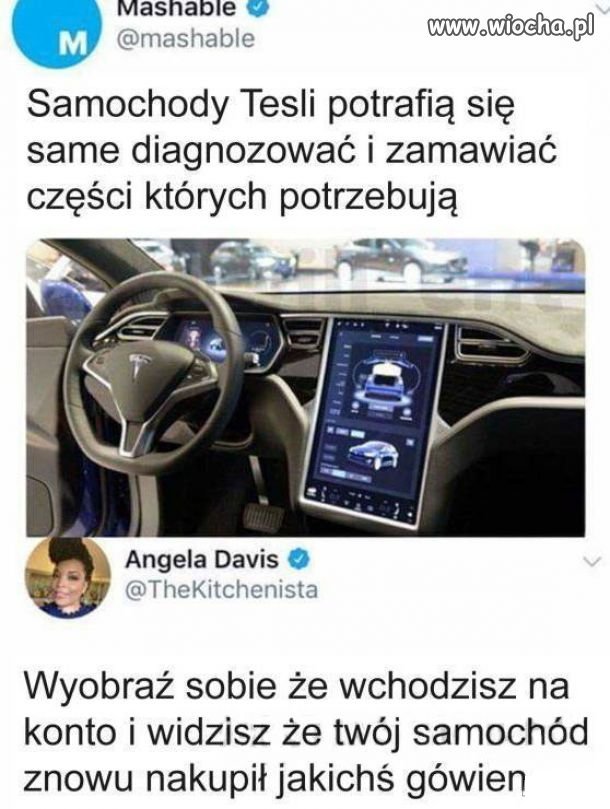 Samochody Tesli