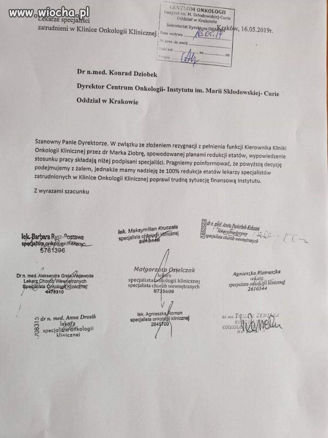 Nowy program pis chorzy na nowotwory do piachu +