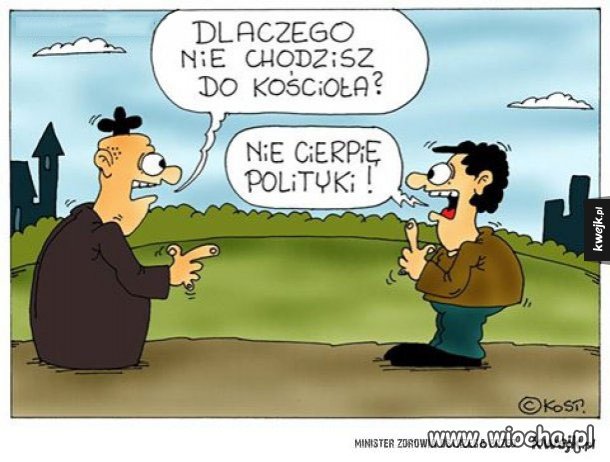 Polityka w kościele.