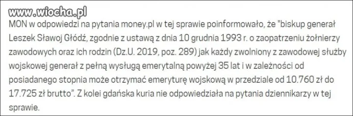 Portal pyta, MON odpowiada