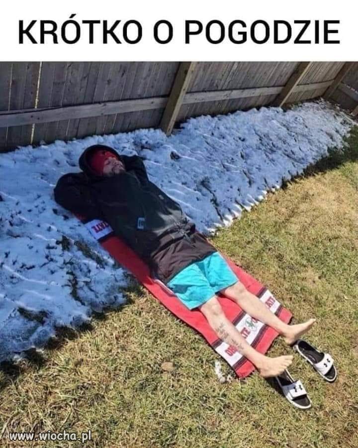 Krótko o pogodzie na majówce...
