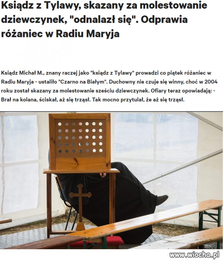 Rydzyk chroni pedofilii