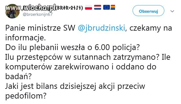 Do swoich nie wchodzą bez uprzedzenia