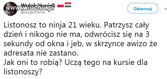 Listonosz - ninja