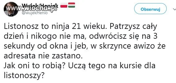 Listonosz - ninja