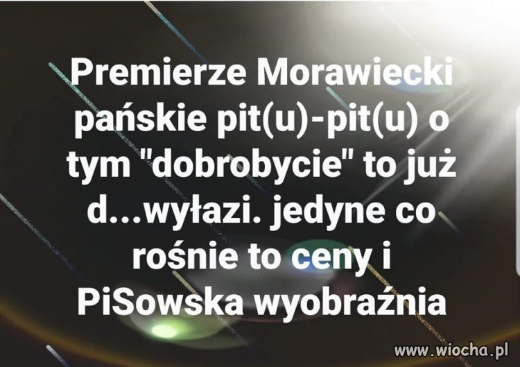 Takie matołuszkowe gadanie ...