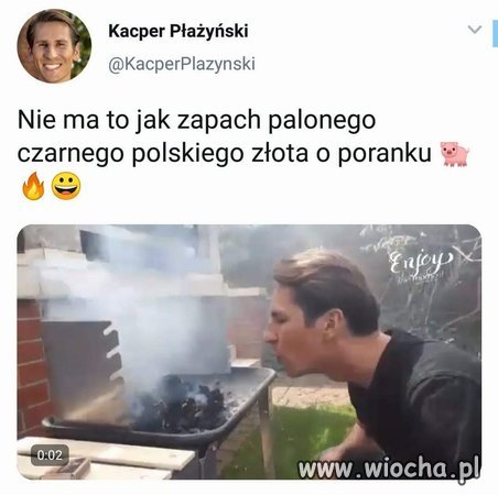 Grill na węglu ... kamiennym