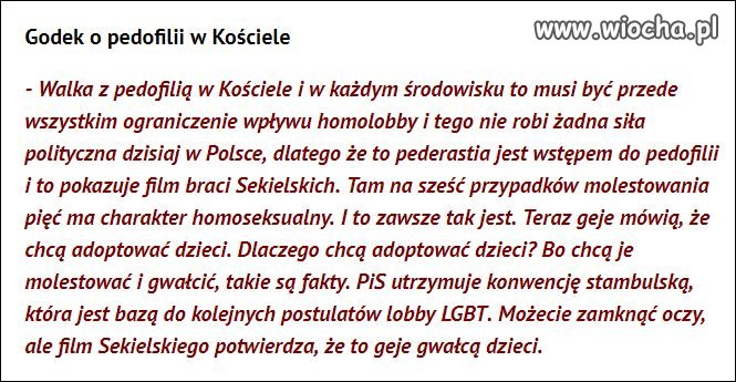 Specjalistka od w(y)trysków zabrała głos
