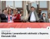 Tak, piłkarka GINA LEWANDOWSKI, stoi obok Roberta.
