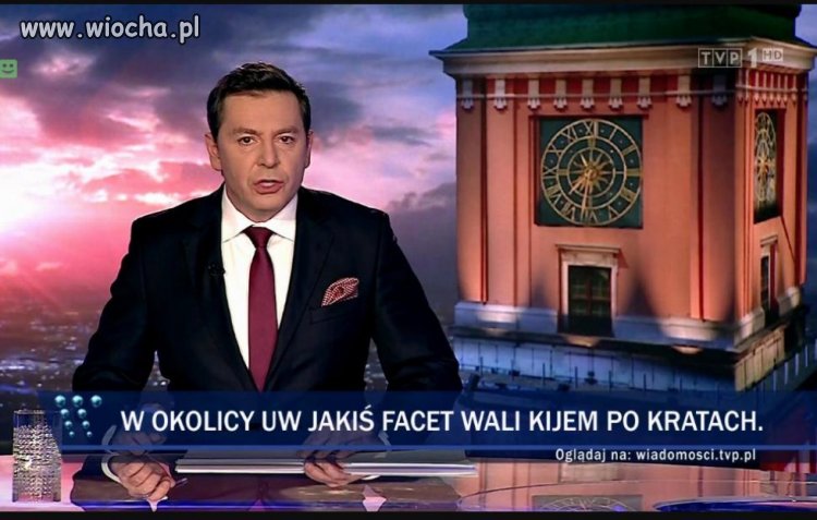 Słyszę wrzask i łomot w kraty