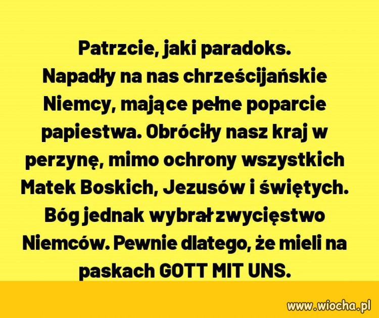 Taki paradoks ...