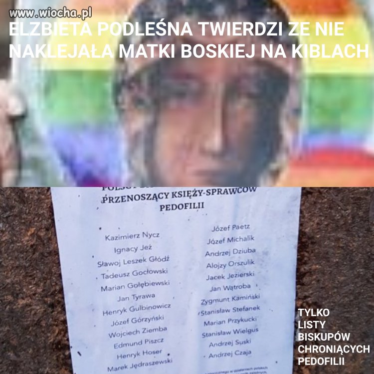 Podleśna dementuje kłamstwa biskupich...