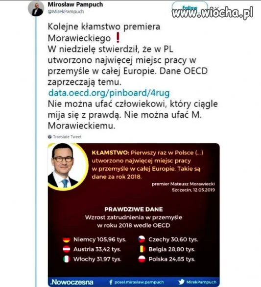 A nos Pinokia rośnie