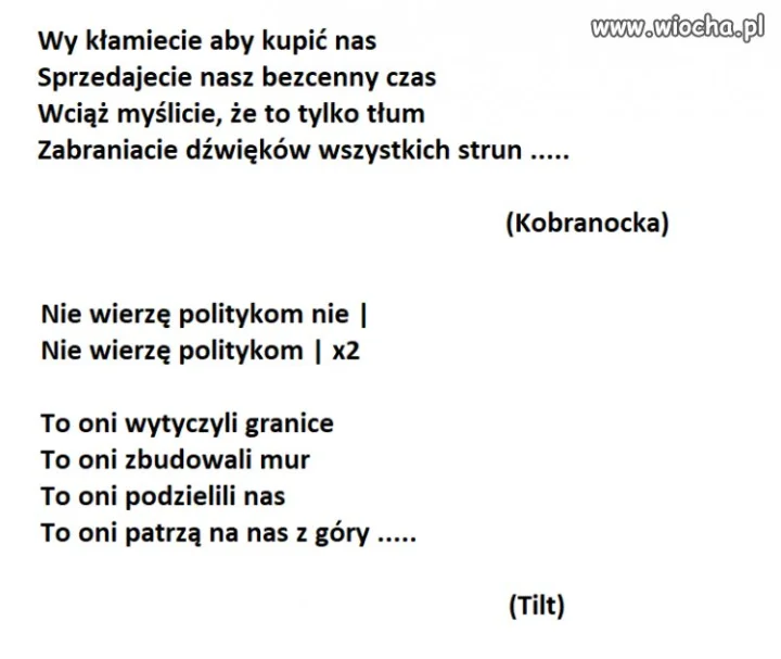 Zamiast słuchać g*** miłości w Zakopanem