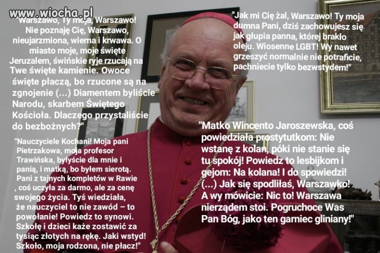 Wierszowane biskupie żale
