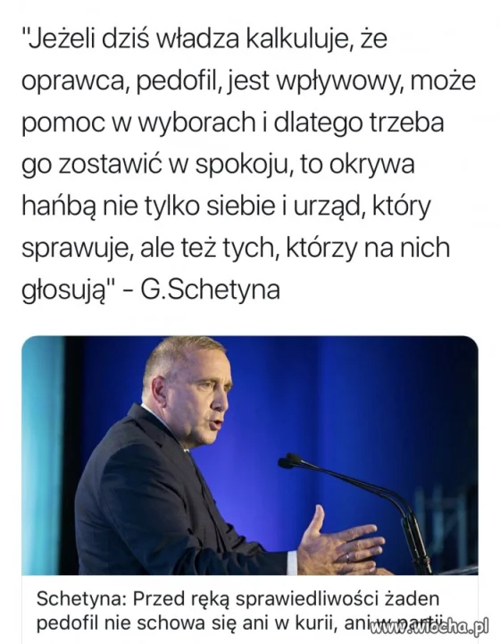 Zero tolerancji dla pedofilów 