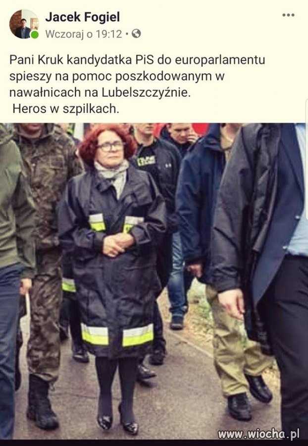Ten lans PiSich kreatur na ludzkim nieszczęściu ..