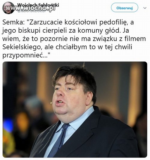 Semka i biskupi o głodzie wiedzą wszystko