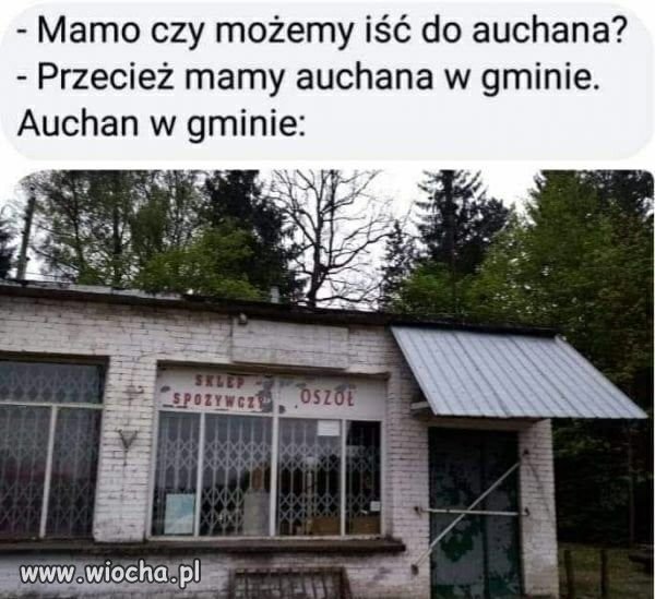 Auchan w gminie