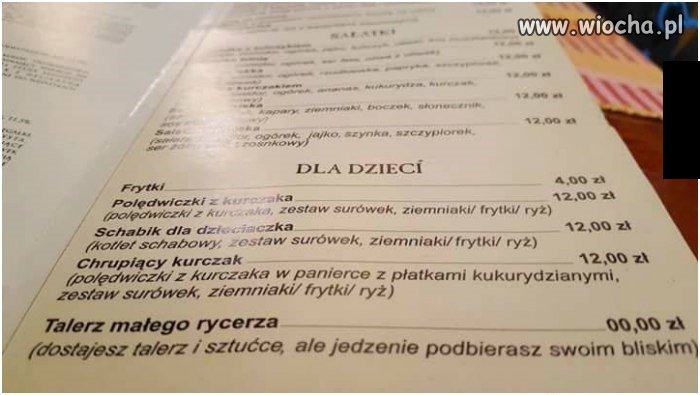 Talerz małego rycerza