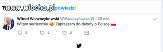 Waszczykowski założył konto na Twitterze