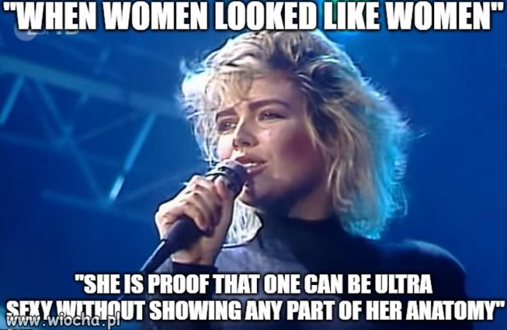 Wspominałem ostatnio młodą Kim Wilde na YT...