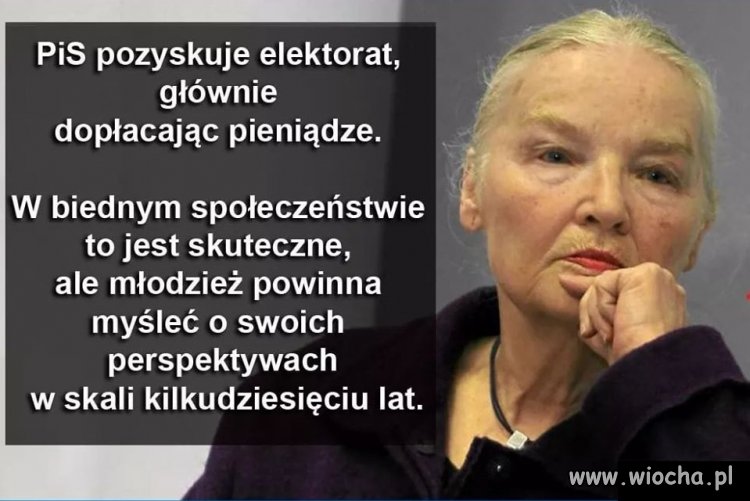 Kiedyś popierała PiS. Zmądrzała.