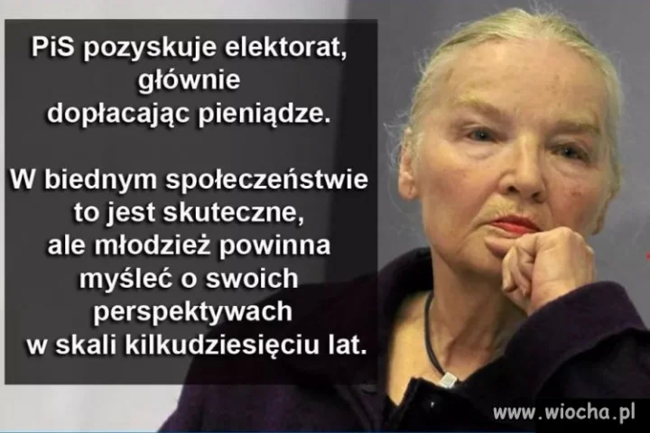Kiedyś popierała PiS. Zmądrzała.