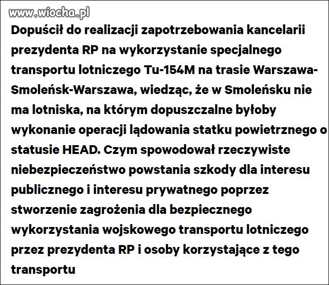 Wreszcie jest winny katastrofy smoleńskiej