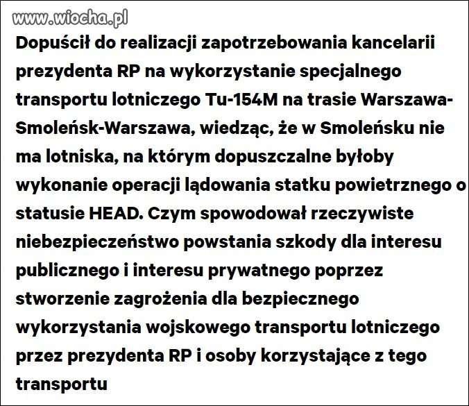 Wreszcie jest winny katastrofy smoleńskiej