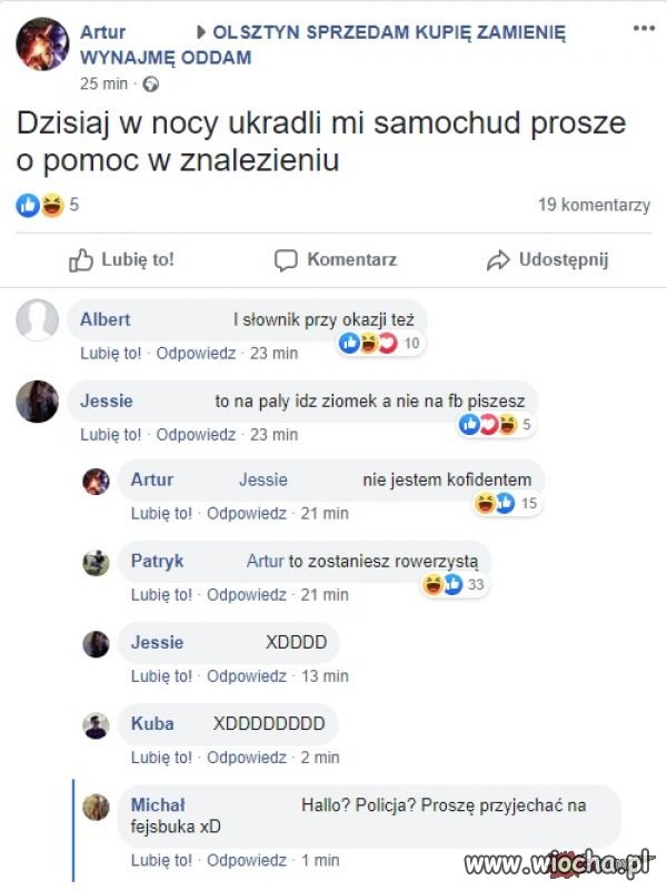 Nie jest konfidentem