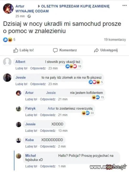 Nie jest konfidentem
