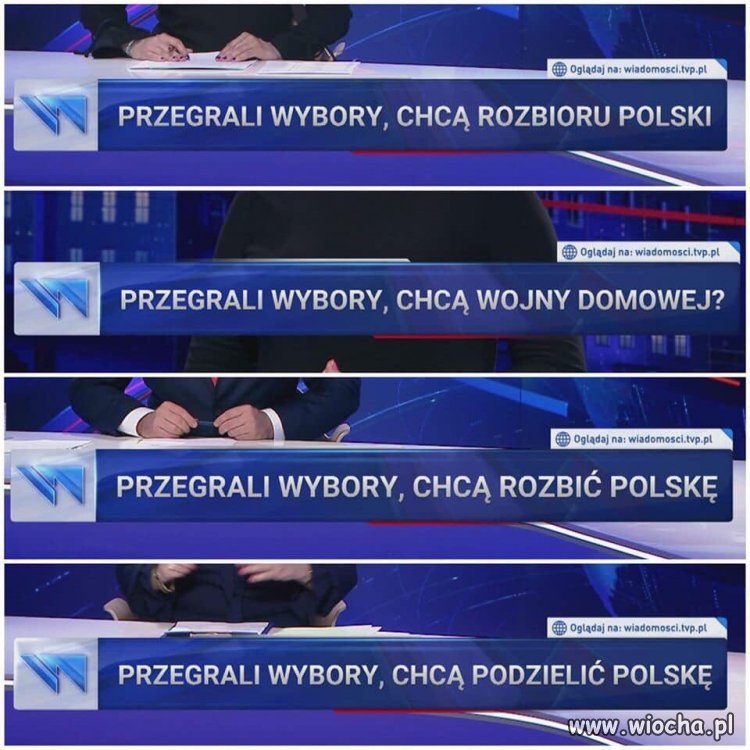 Przegrali wybory, bedą rozbiory
