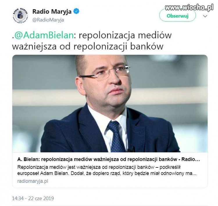 Naczelny propagandzista dał głos ...