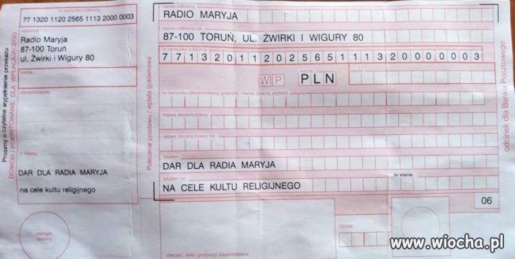 Oto dar od kościoła