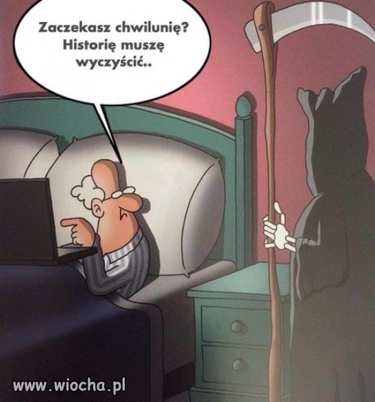 To ja w chwili zgonu...